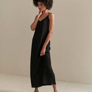 Jenni Kayne Fete Slip Dress Black Small *NEW WITH TAGS*